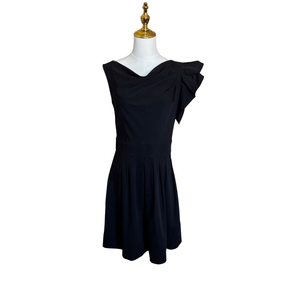 Diane Von Furstenberg Black One-Shoulder Dress